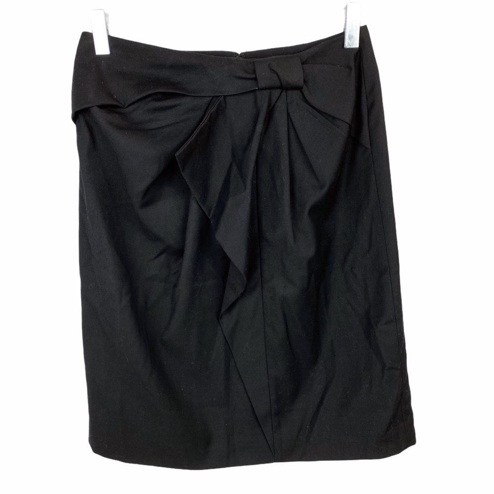 BANANA REPUBLIC Bow Ruffle Stretch Skirt Size 0